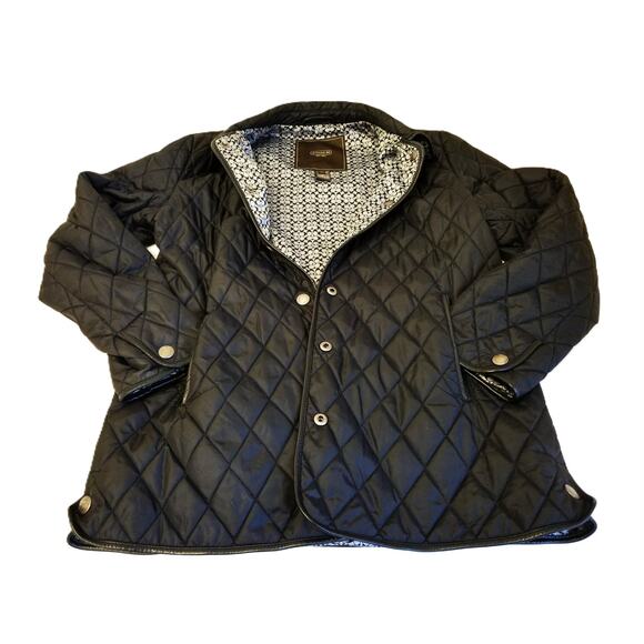 Coach Quilted Riding Jacket – Black, Size Small (EUC) - Picture 4 of 9